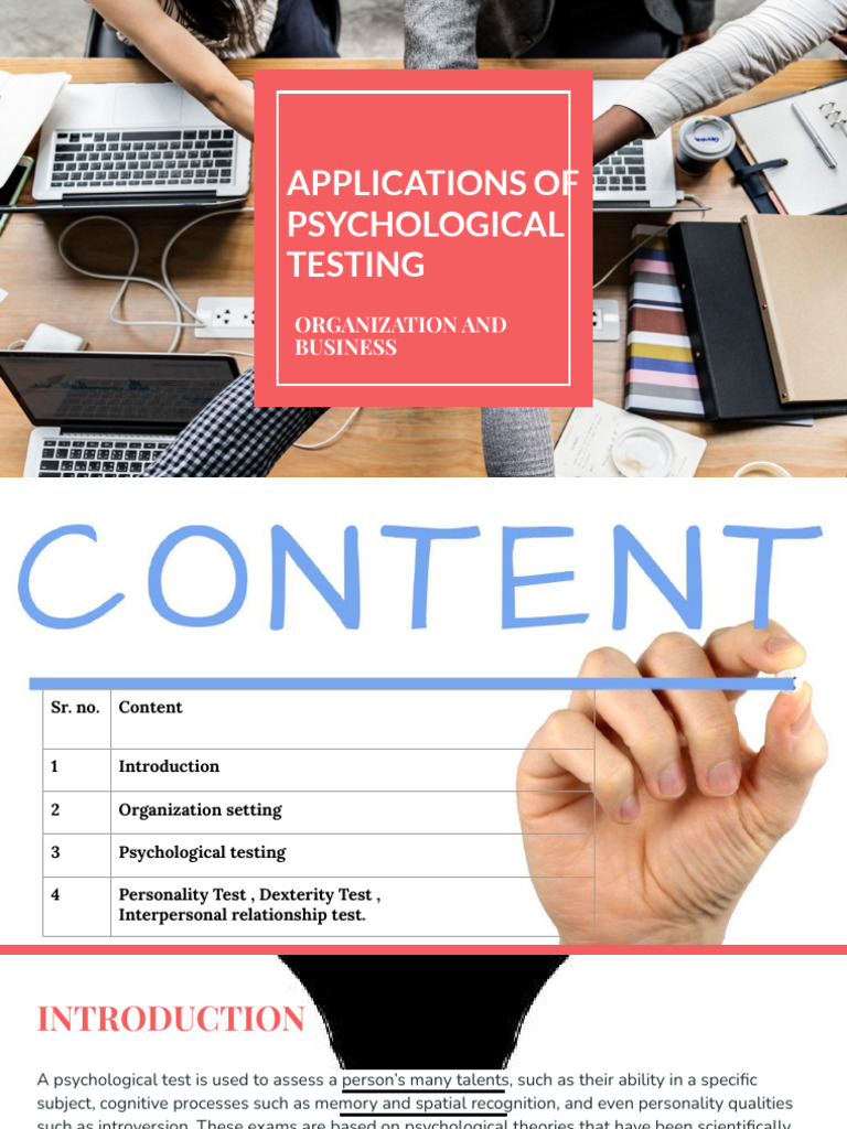 Psychological Testing in Employment | PDF | Psychology | Psychometrics