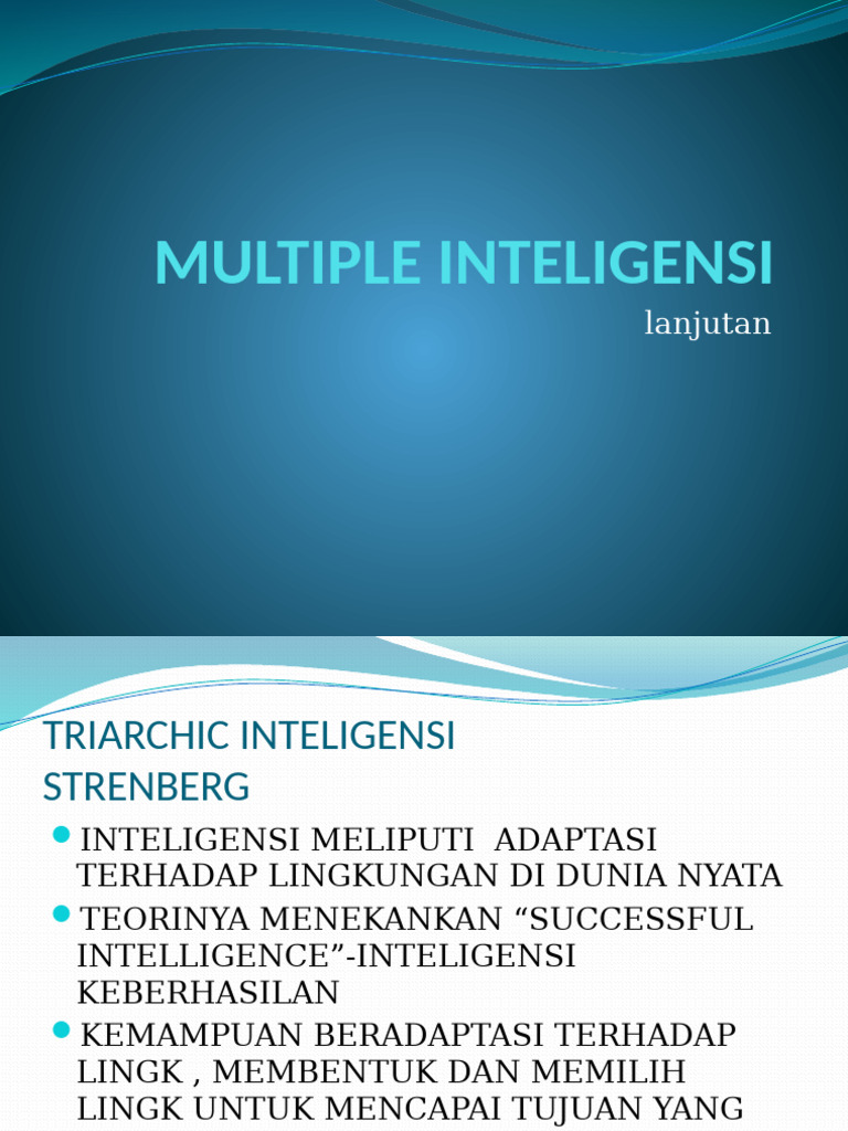 Multiple Intelligence 2 | PDF