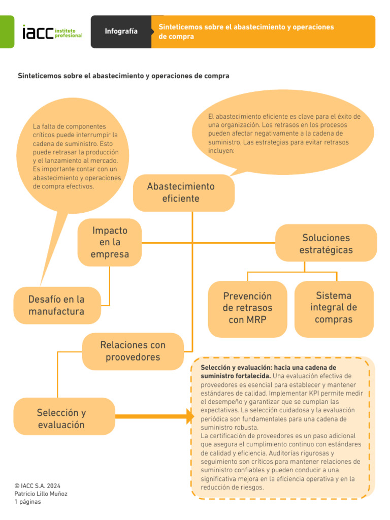 Abastecimiento y Compras Efectivas | PDF | Indicador de rendimiento ...