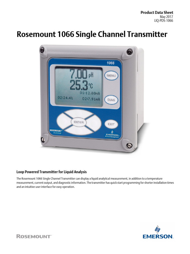 Product Data - 1066 Single Channel Transmitter | PDF | Electromagnetic ...