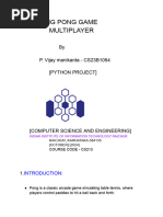 Create a Ping Pong Game in Scratch | PDF