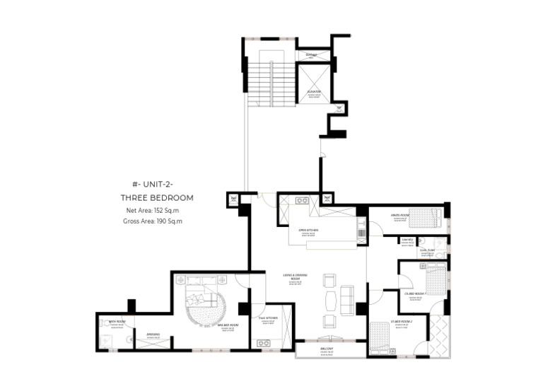 Three Bedroom Unit Specifications | PDF | Home | Interior Design
