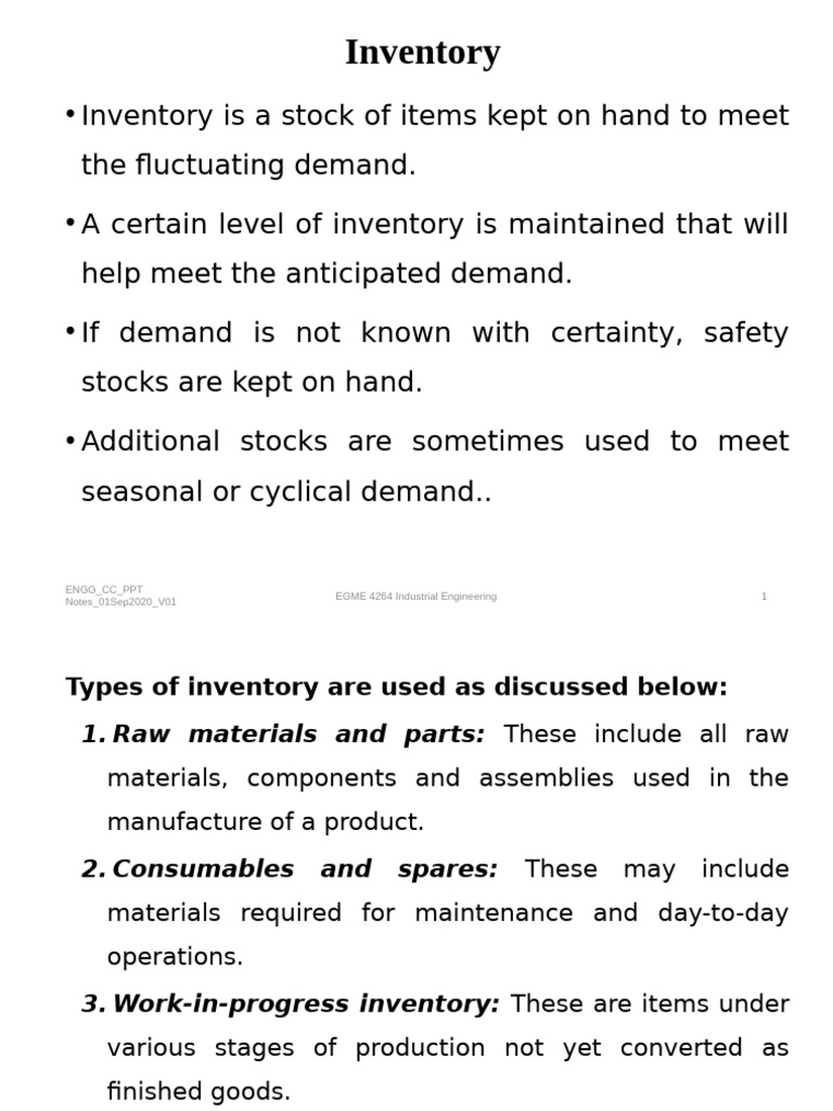 Inventory Introduction | PDF | Inventory | Upholstery