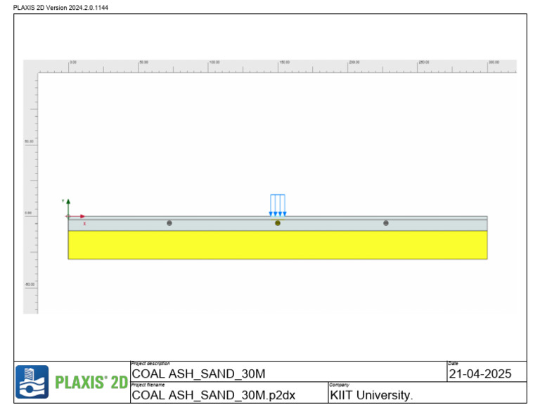 PLAXIS 2D Project: COAL ASH_SAND_30M | PDF