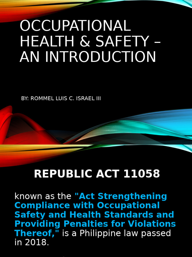Understanding RA 11058: OSH Compliance | PDF | Occupational Safety And ...