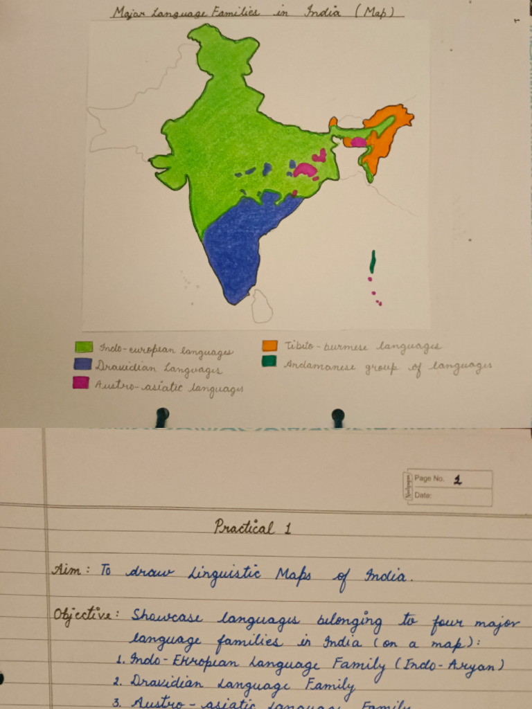 Linguistic Map of India's Languages | PDF | Linguistics | Cultural ...