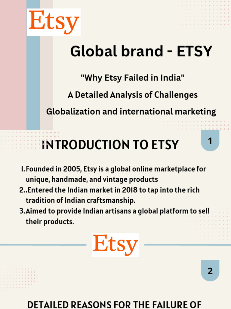 Etsy's Failed Entry into India: Key Insights | PDF | Etsy | E Commerce