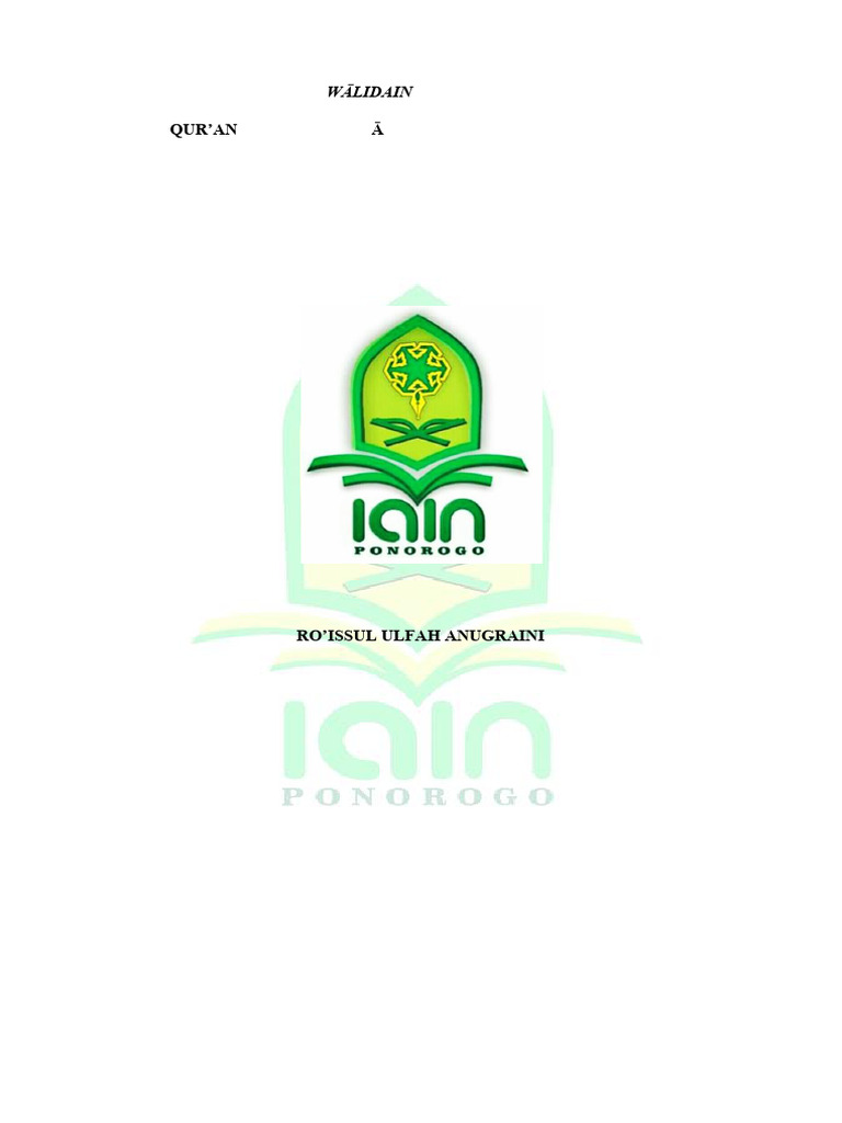 Ro'Issul Ulfah Anugraini Pai | PDF