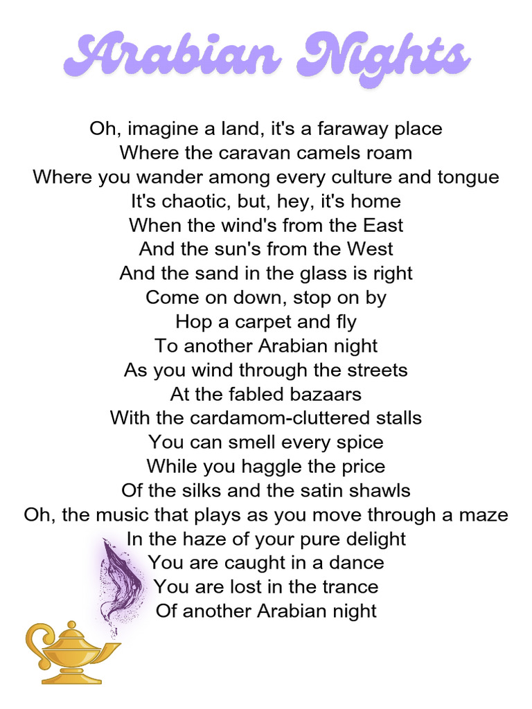 Arabian Nights: A Magical Journey | PDF