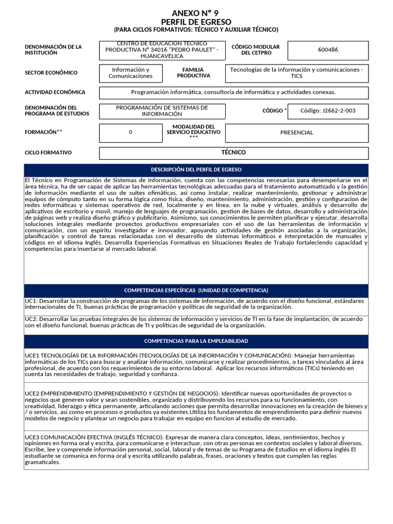 Plan de Estudios PSI 2026 | PDF | Business | Iniciativa empresarial