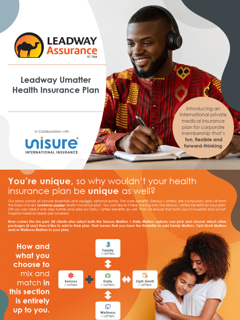 Leadway Umatter Health Insurance Overview | PDF | Childbirth | Patient