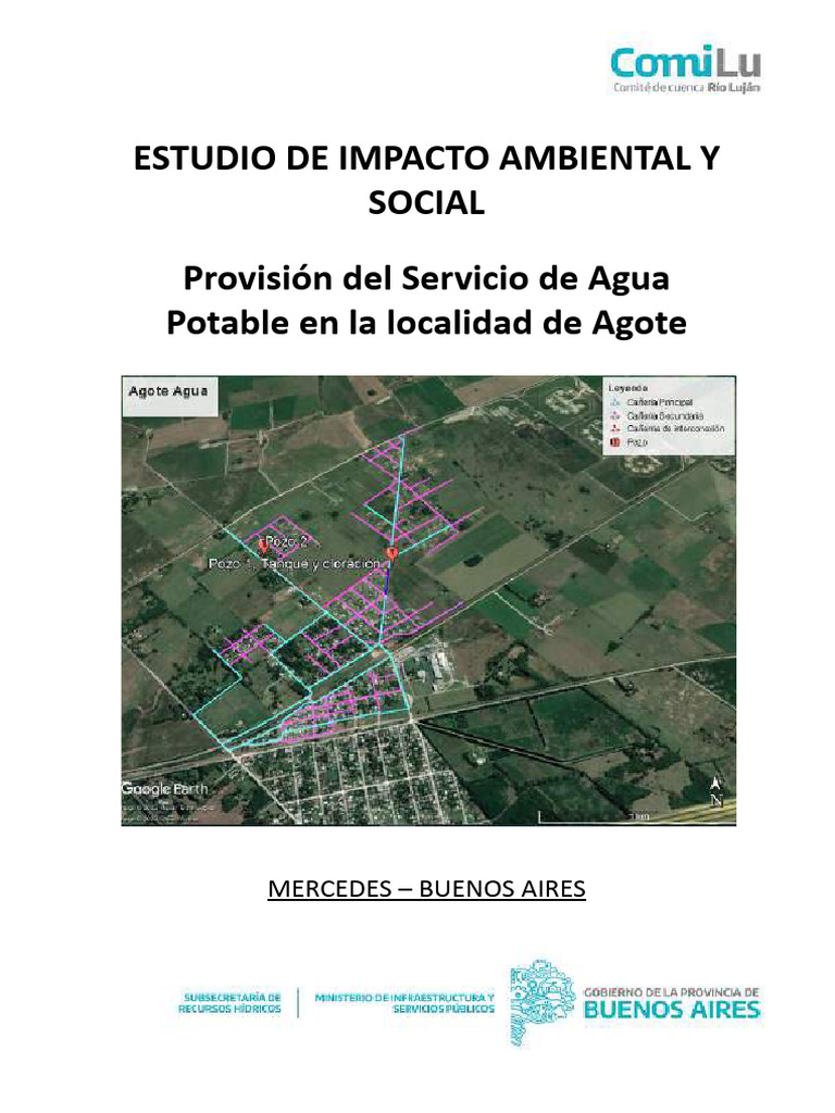 EIA - Provisión Del Sistema de Agua Potable en La Localidad de Agote ...