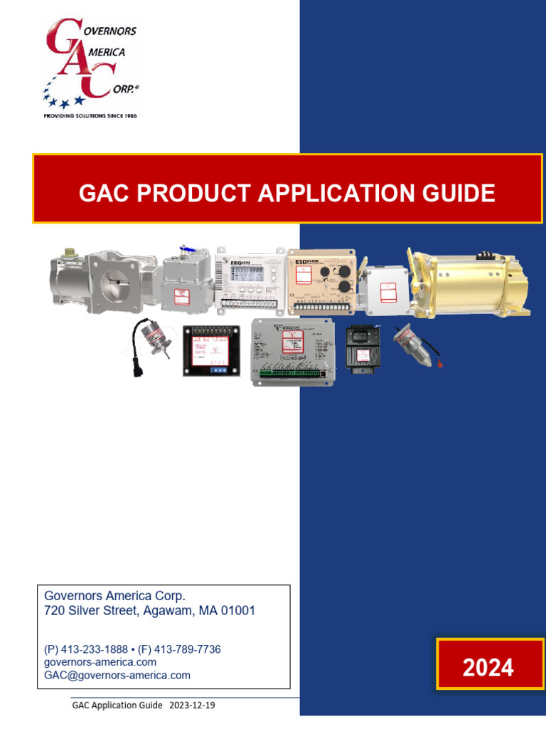 GDRASUYA10 Electric Speed Governor Actuator – ADC120-12V For Generator – With Hardware
