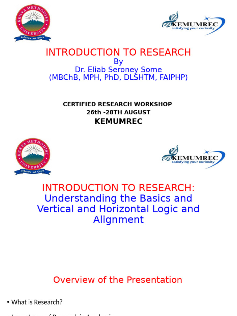 Introduction to Research Basics | PDF | Thesis | Knowledge