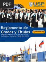 Reglamento de Grados y Títulos UTP 2025 | PDF | Universidad | Titulo ...