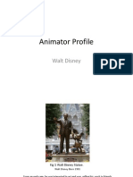 Animator Profile: Walt Disney