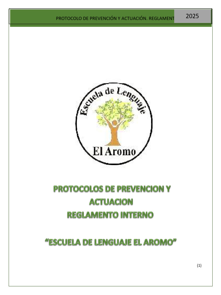 Protocolo de Prevención Escolar 2025 | PDF | Abuso infantil | Abuso sexual