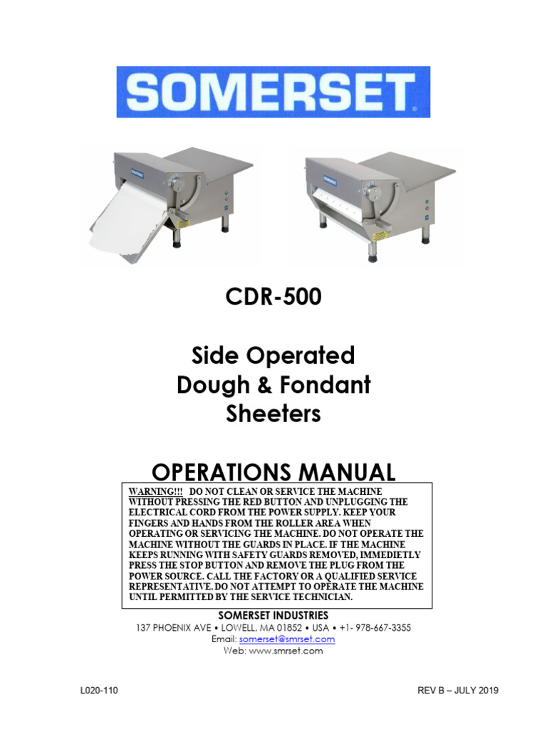 CDR-500 Operations Manual | PDF