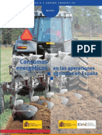 Consumos Energeticos Operaciones Agricolas España 05