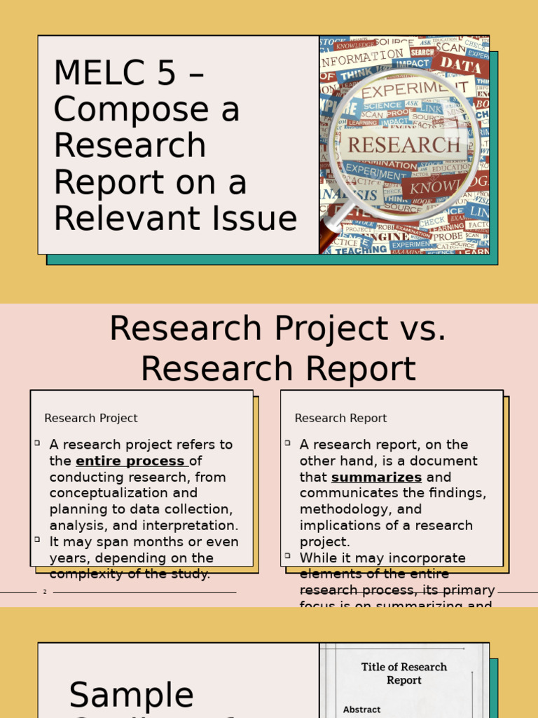 Research Report Composition Guide | PDF | Survey Methodology | Empiricism