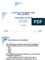 MITRE-Continuity of Navigation Using GPS and SBAS v3