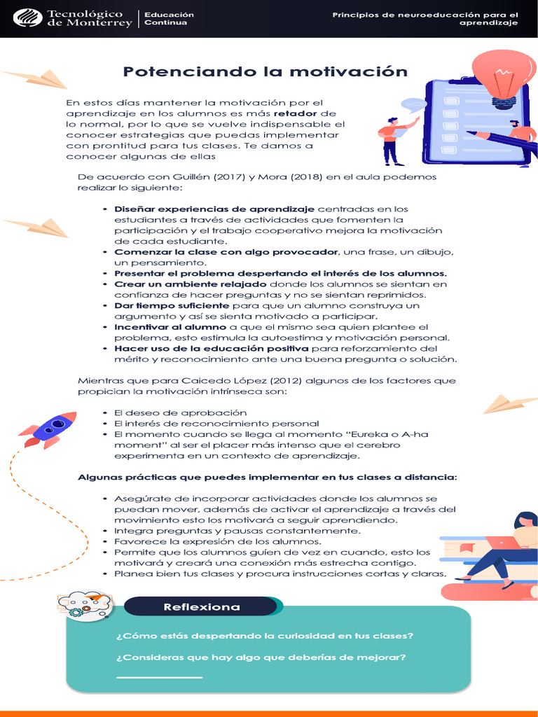Estrategias para Motivar el Aprendizaje | PDF | Motivacional | Motivación