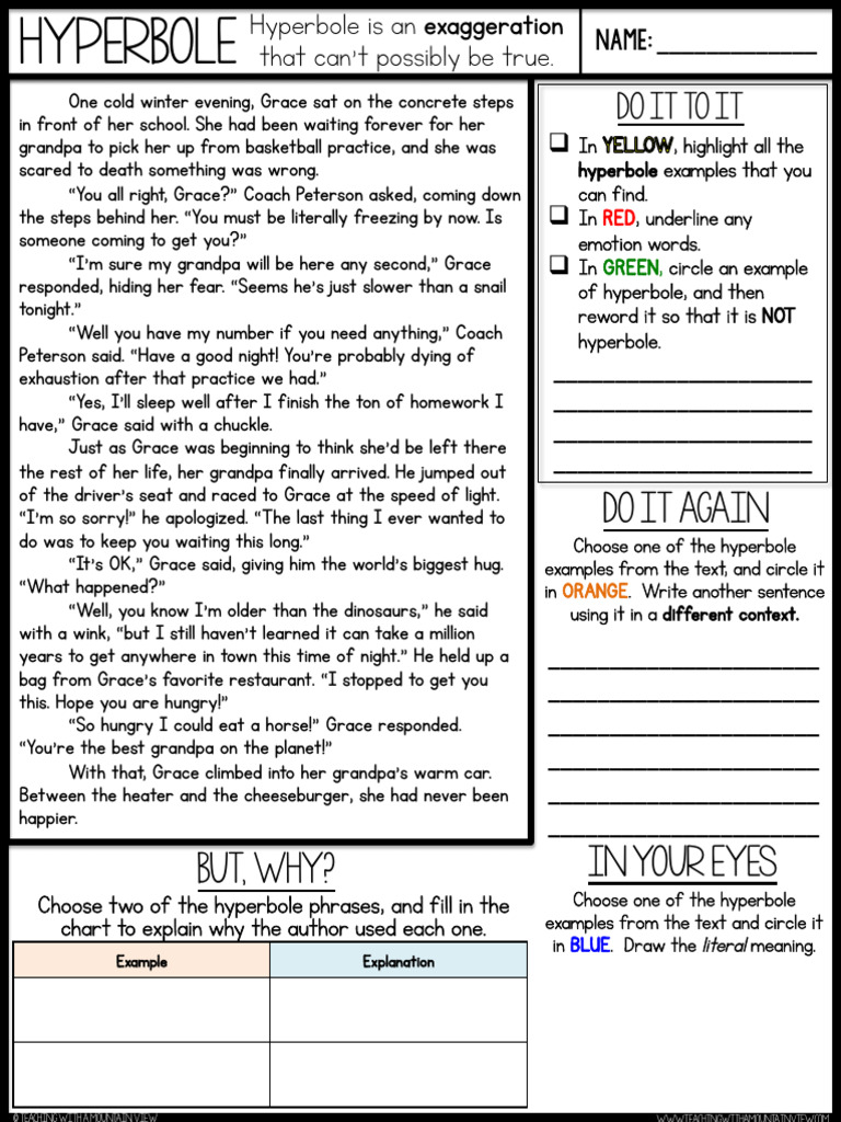 Understanding Hyperbole in Texts | PDF