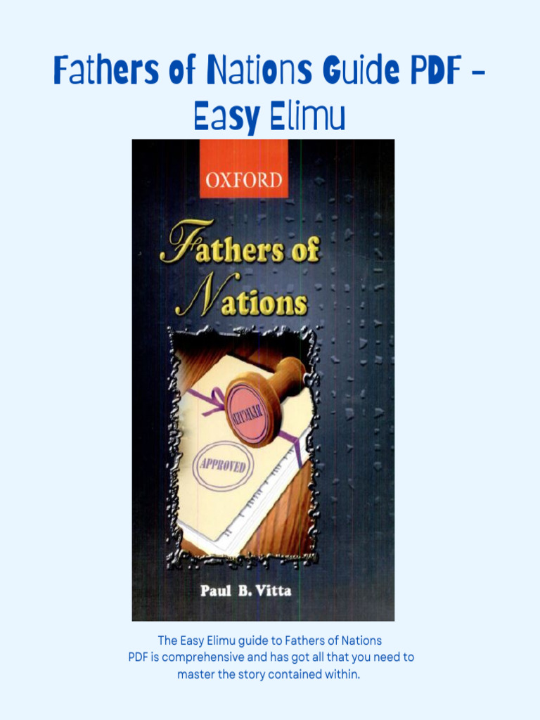 Easyelimu Fathers of Nations Guide | PDF | Zimbabwe