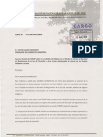 Carta Conap A La Presidencia Del Consejo de Ministros Del Perú