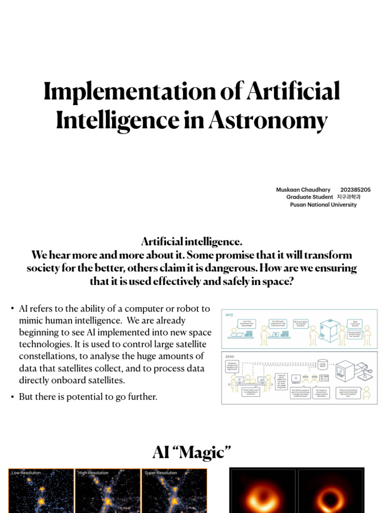 AI application in astronomy | PDF | Artificial Intelligence ...