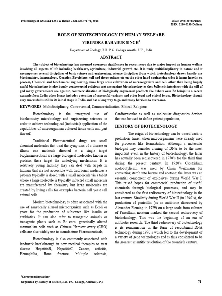 Role of BT in HW | PDF