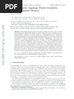 Download Einstein Gravity Lagrange-Finsler Geometry and Nonsymmetric Metrics by Sergiu  Vacaru SN8550089 doc pdf