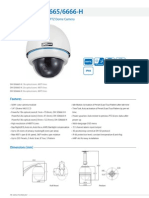 DH-SD6663/6665/6666-H: 18x/26x/36x High Resolution PTZ Dome Camera