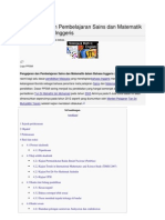 Pengajaran Dan Pembelajaran Sains Dan Matematik Dalam Bahasa Inggeris