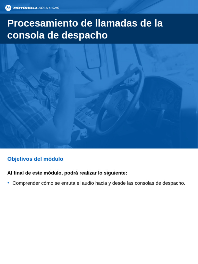 Procesamiento de Llamadas en Consolas de Despacho | PDF | Enrutador ...