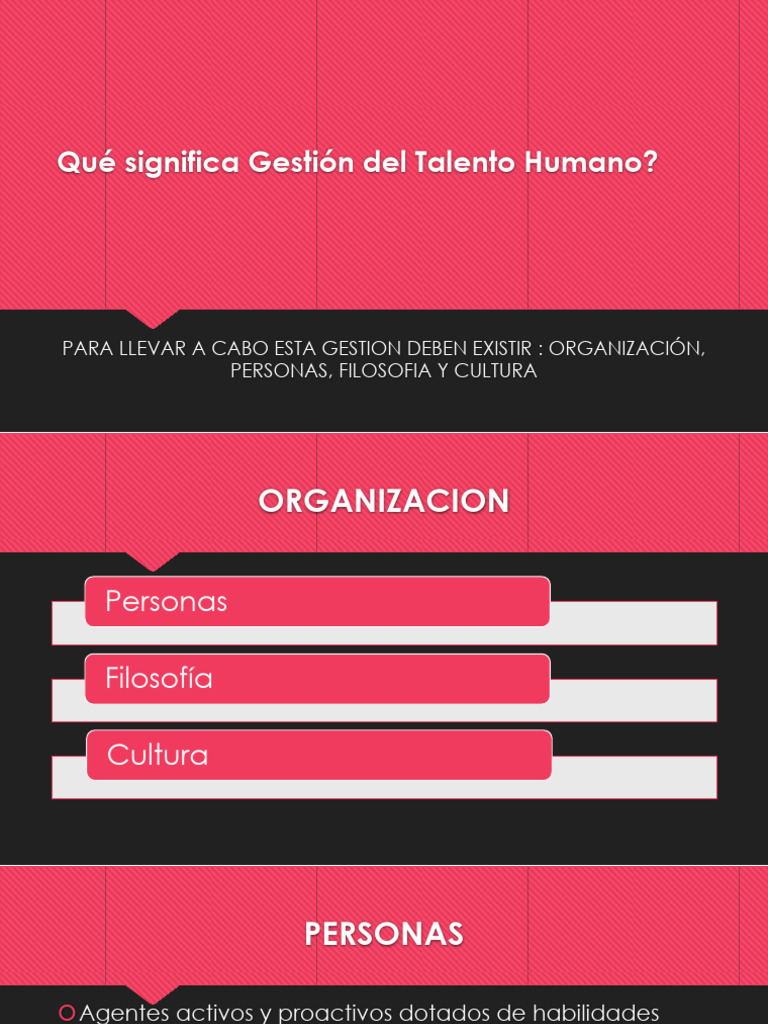 Definición de Gestión del Talento Humano | PDF | Gestión de recursos ...