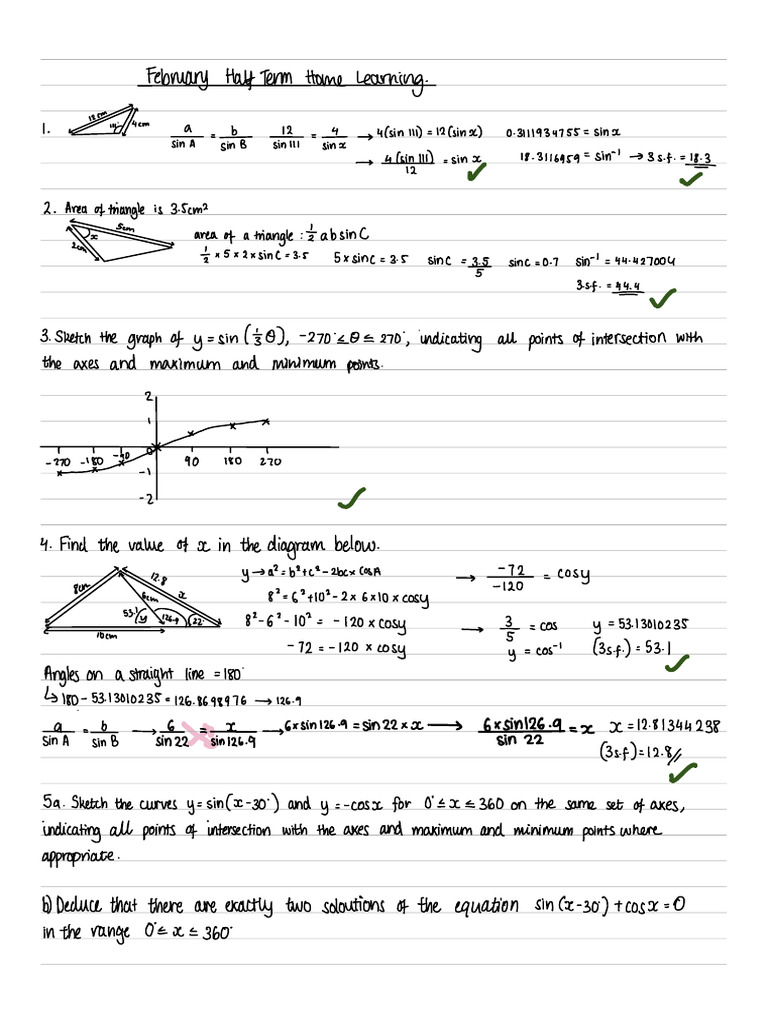 Feb Half Term Home Learning | PDF