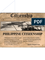 Philippine Citizenship: - Justice Isagani Cruz