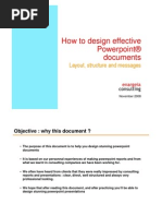 How To Design Effective Powerpoint Document ?