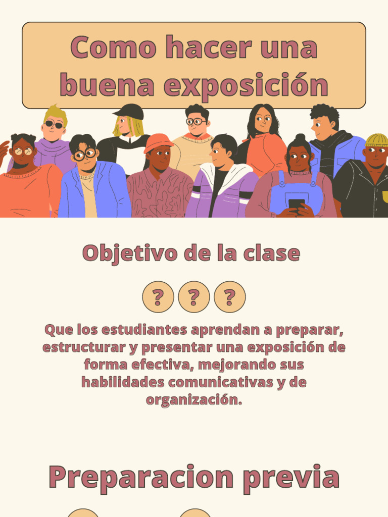 Guía para una Exposición Efectiva | PDF