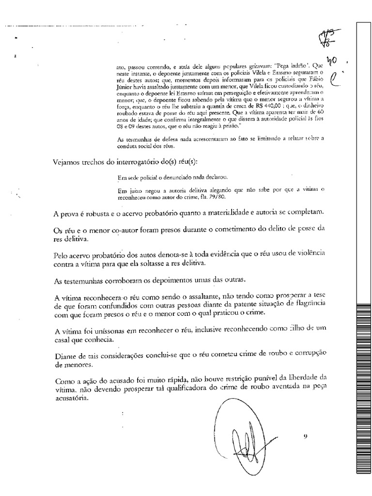 Fundamentação Sobre o Artigo 68 Da Dosimetria | PDF | Crimes | Crime e ...