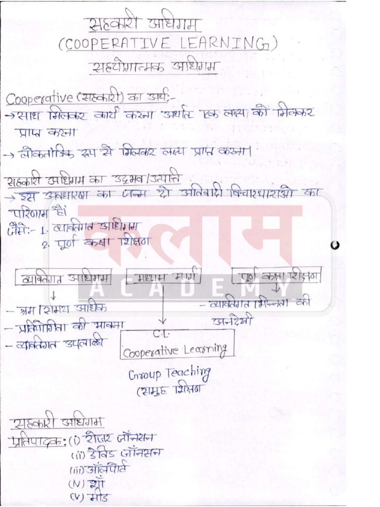 Cooperative Learning Pdf