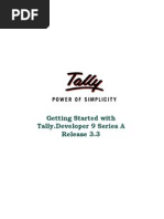Getting Started With Tally.developer 9