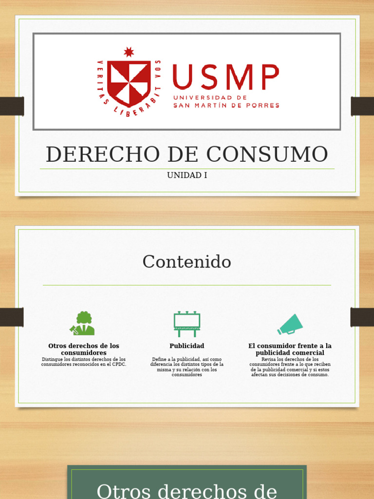 Derechos de los Consumidores y Publicidad | PDF | Los consumidores ...