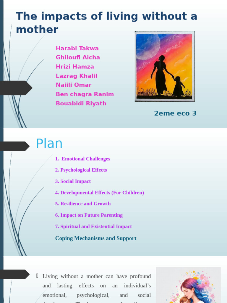 Effects of Growing Up Without a Mother | PDF | Grief | Attachment Theory