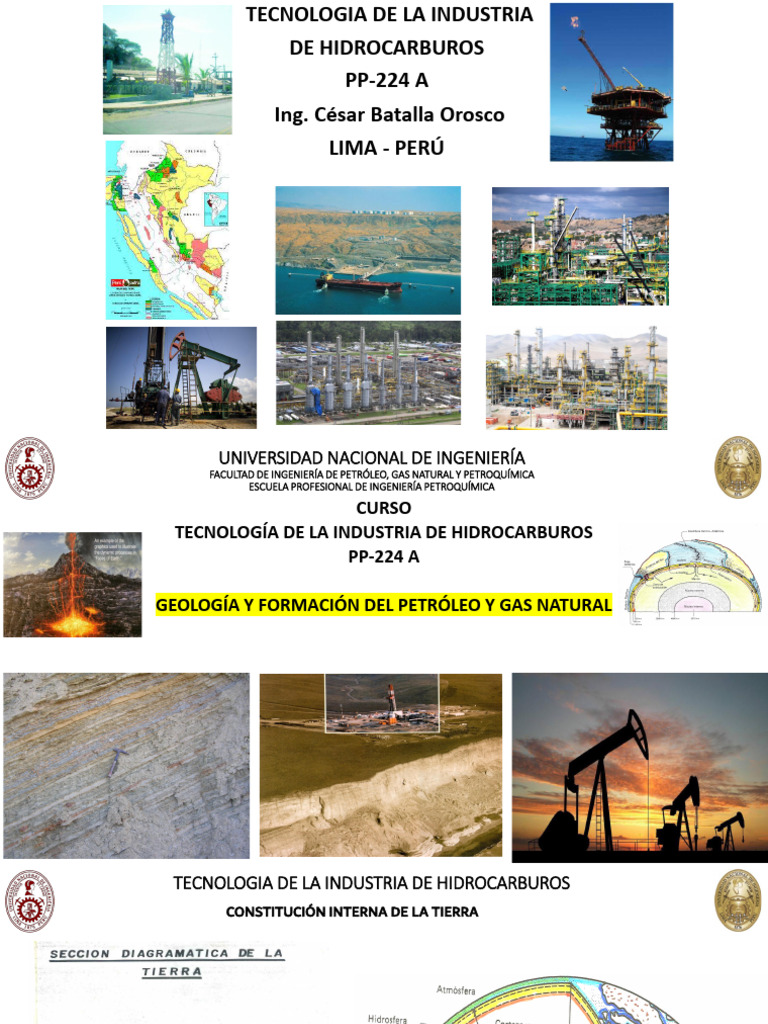 Formación del Petróleo y Gas Natural | PDF | Roca (geología) | Roca ígnea