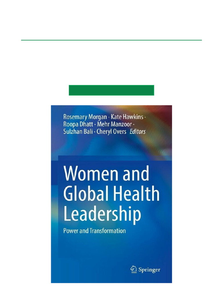Women in Global Health Leadership | PDF | Sexually Transmitted ...