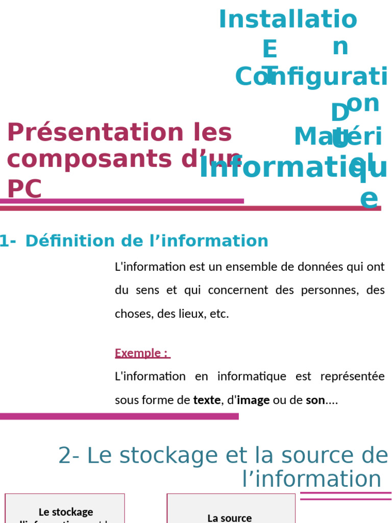 Présenation Des Composants | PDF | Microprocesseur | USB