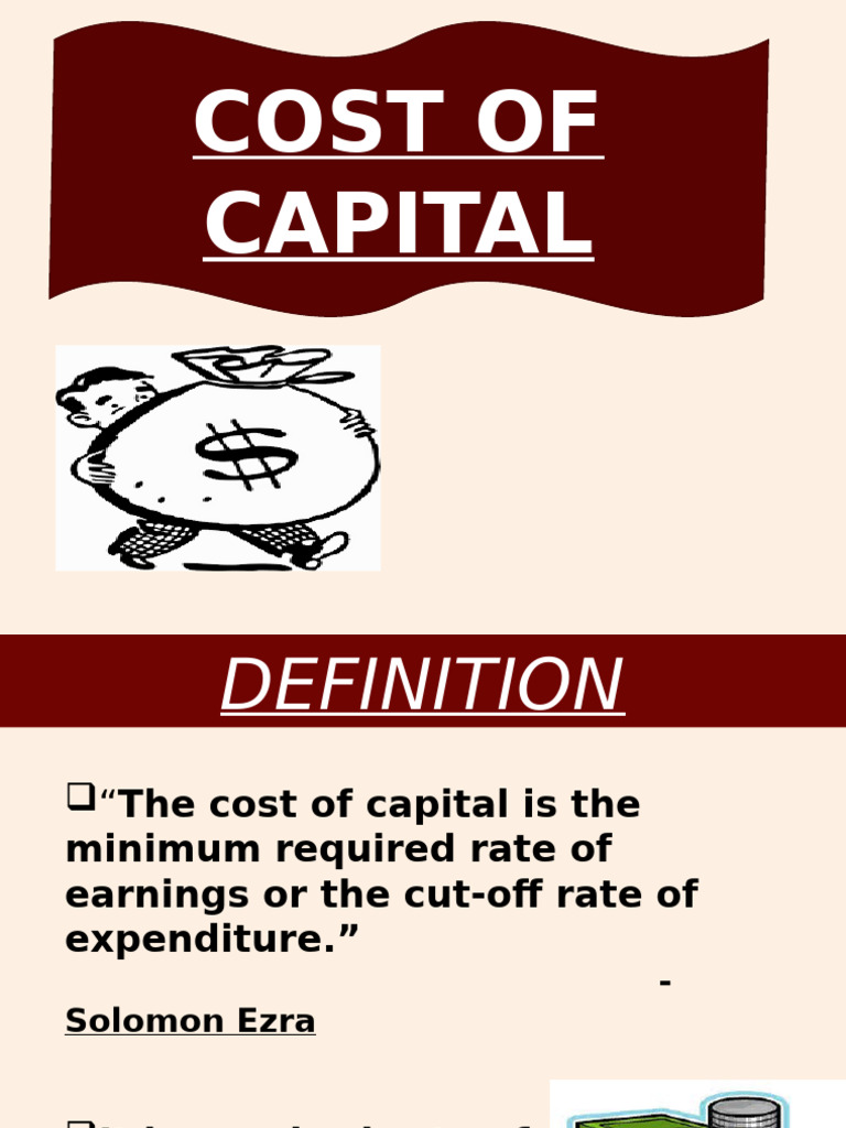 Understanding Cost of Capital Concepts | PDF | Cost Of Capital | Dividend