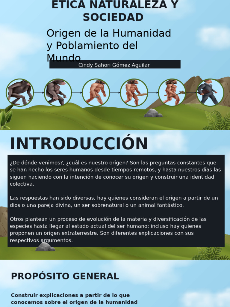 Origen de la Humanidad y Evolución | PDF | Hipótesis | Razonamiento ...